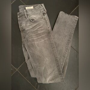 All Saints Women’s Charcoal Grey Cigarette Jeans 30 Waist